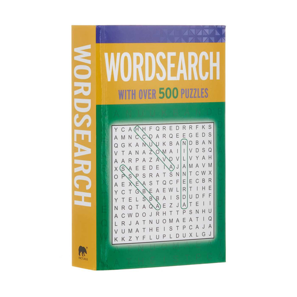 Wordsearch: With Over 500 Puzzles book cover by Eric Saunders