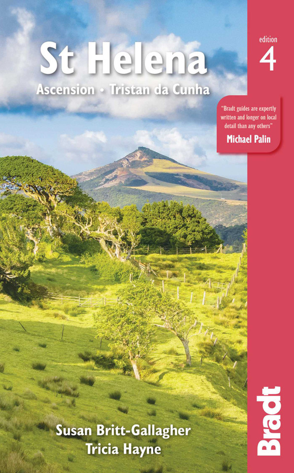 St Helena: Ascension, Tristan da Cunha book cover by Susan Britt-Gallagher, Tricia Hayne