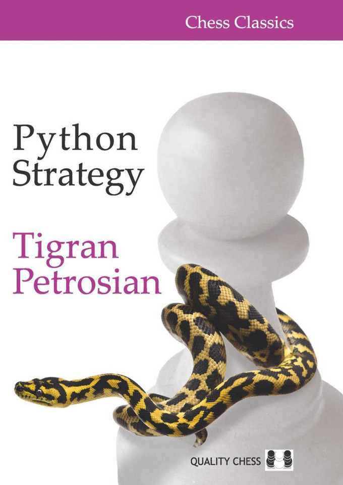 Python Strategy (Chess Classics) book cover by Tigran Petrosian