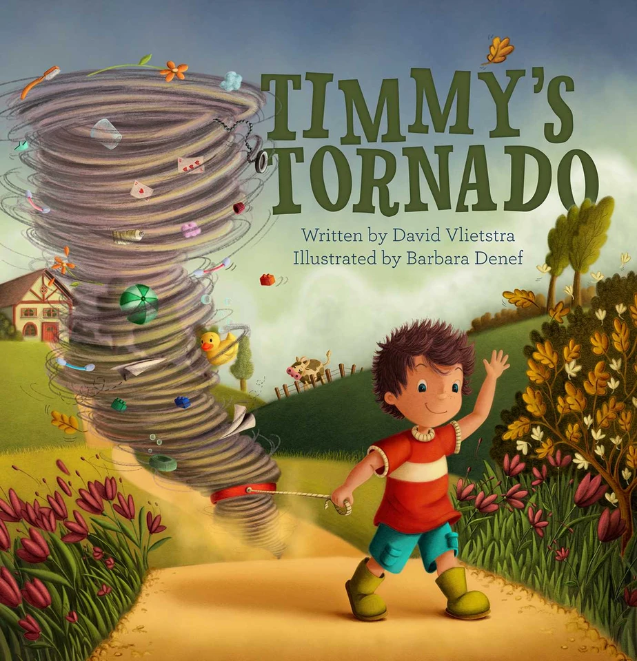 Timmy's Tornado book cover by David Vlietstra