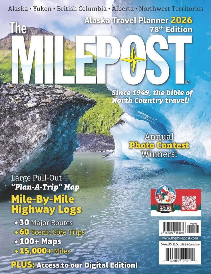 The Milepost 2026: Alaska Travel Planner book cover by 