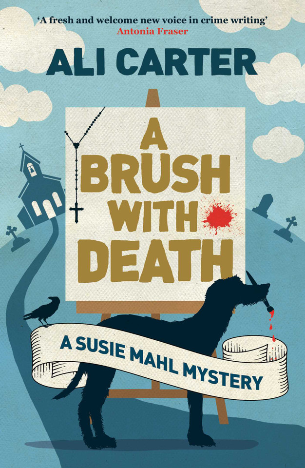 A Brush with Death: A Susie Mahl Mystery book cover by Ali Carter