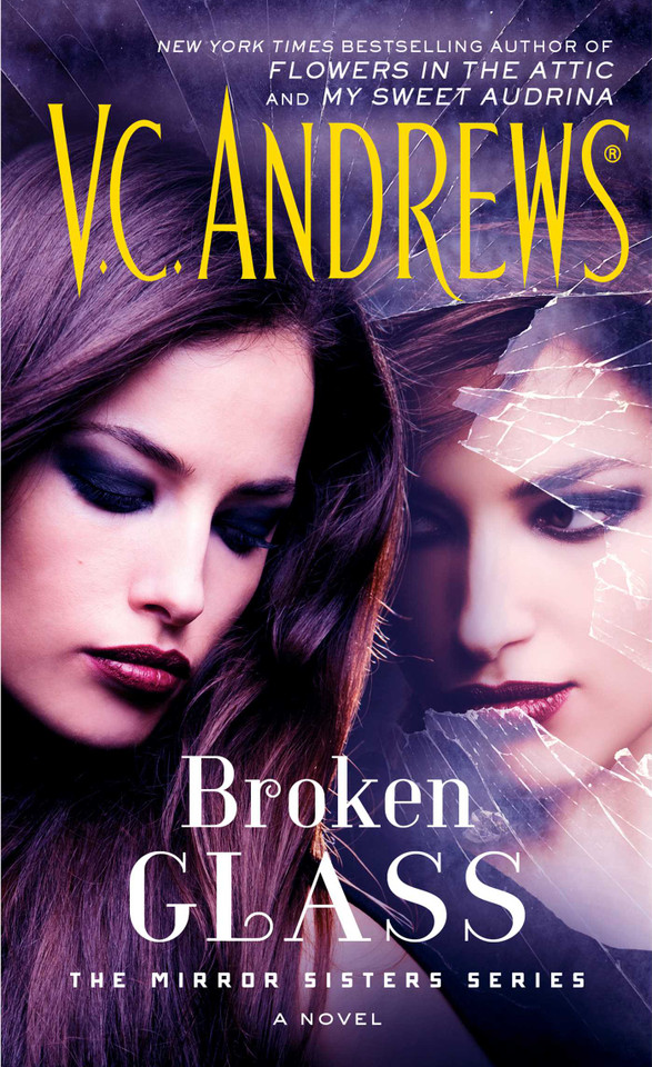 Broken Glass (The Mirror Sisters Series) book cover by V.C. Andrews