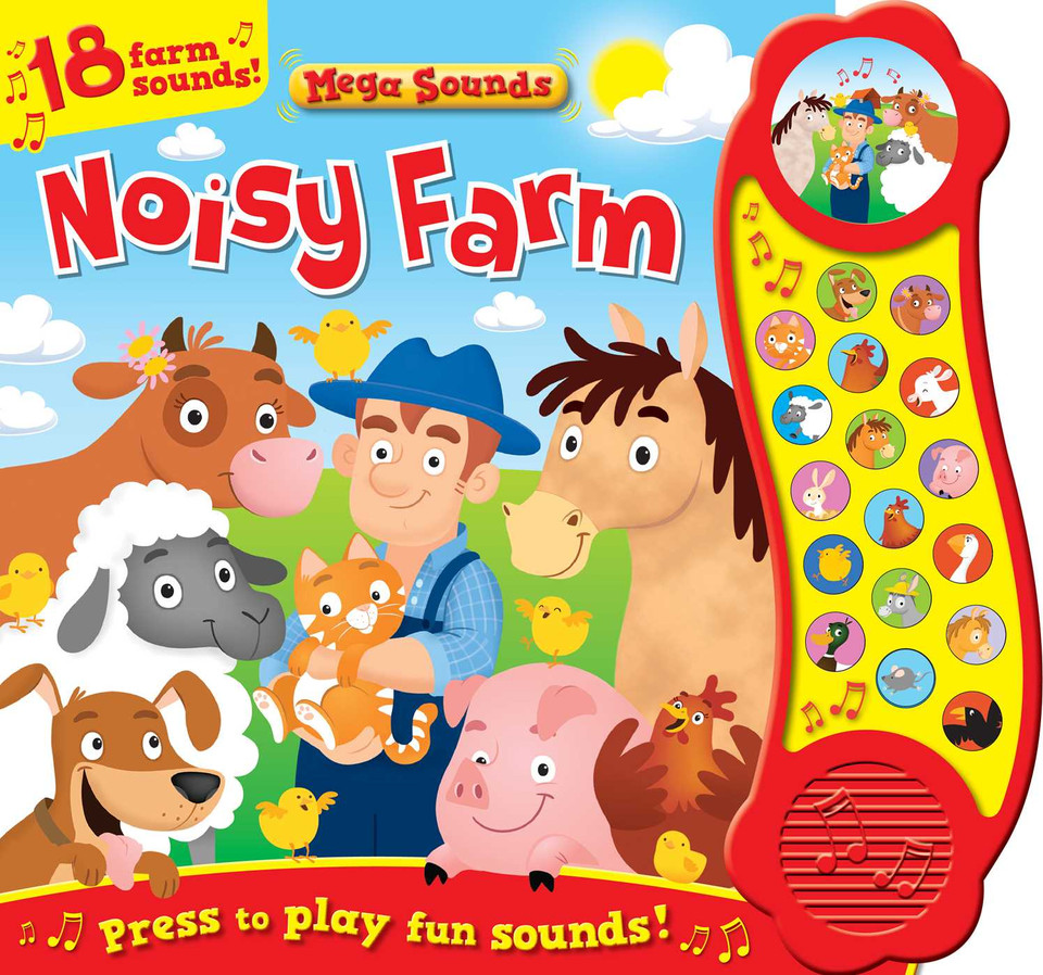 Noisy Farm (Sound Book): 18 Farm Sounds (Mega Sounds) book cover by IglooBooks