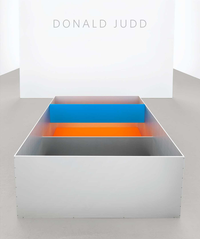 Donald Judd book cover by Donald Judd