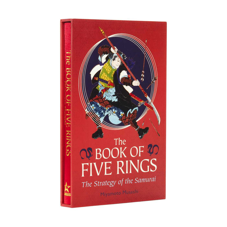 The Book of Five Rings: Deluxe Slipcase Edition (Arcturus Silkbound Classics) book cover by Miyamoto Musashi
