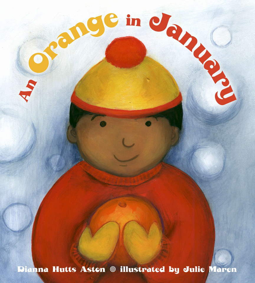 An Orange in January book cover by Dianna Hutts Aston