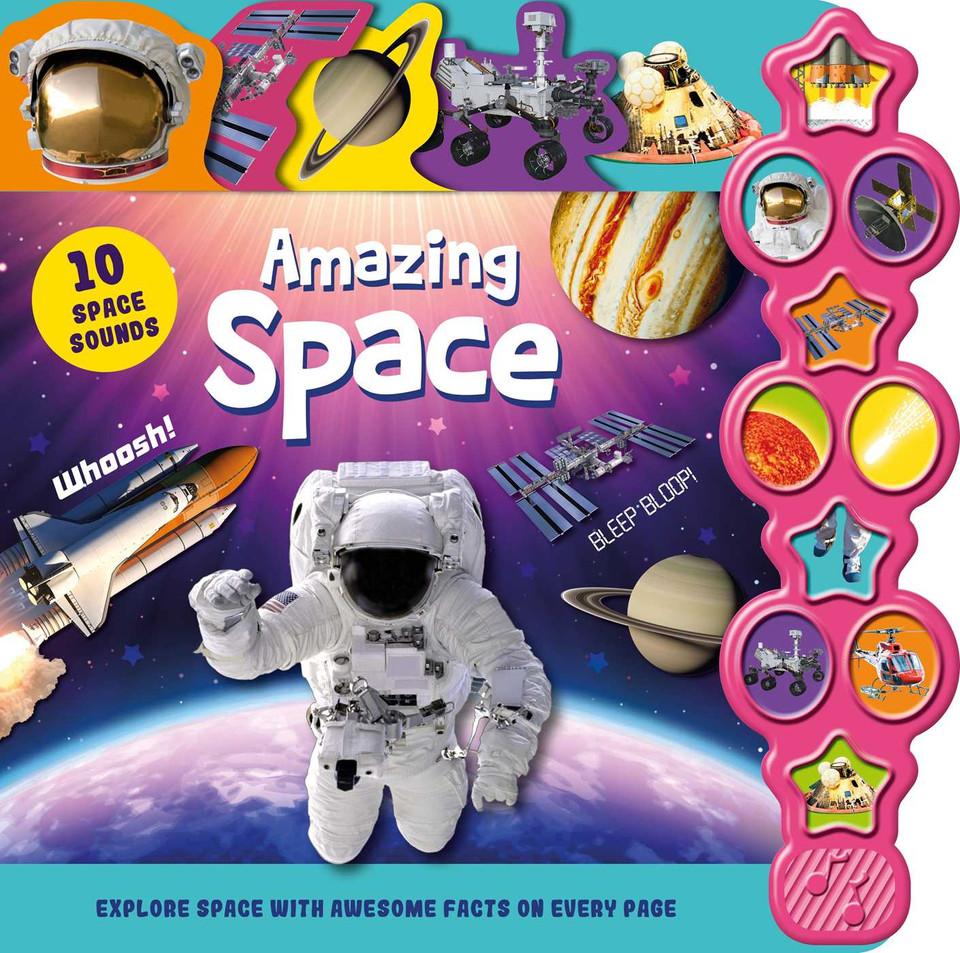 Amazing Space: Interactive Children's Sound Book with 10 Buttons book cover by IglooBooks