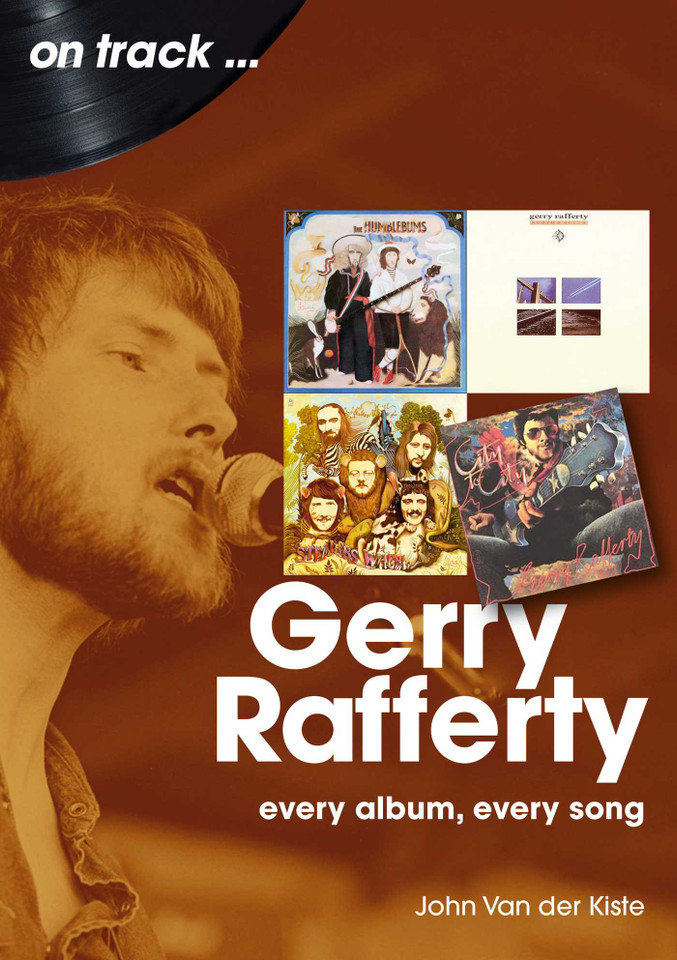 Gerry Rafferty: On Track book cover by John Van Der Kiste