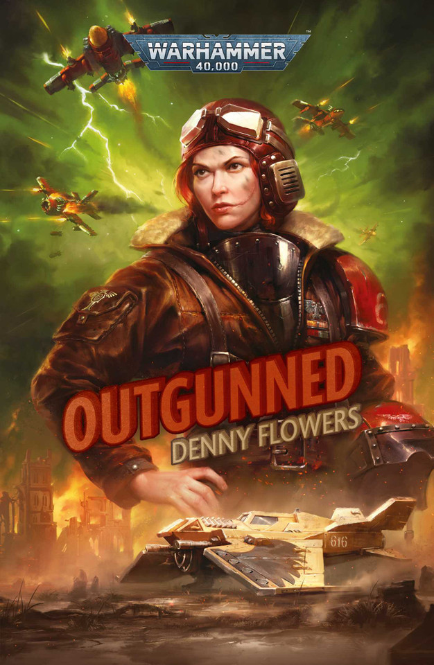 Outgunned (Warhammer 40,000) book cover by Denny Flowers