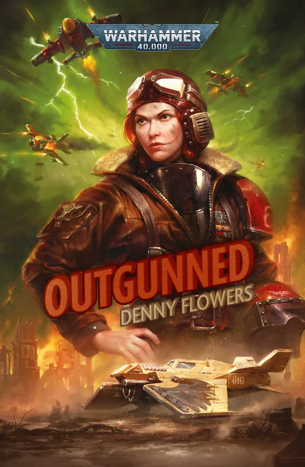 Outgunned (Warhammer 40,000) book cover by Denny Flowers
