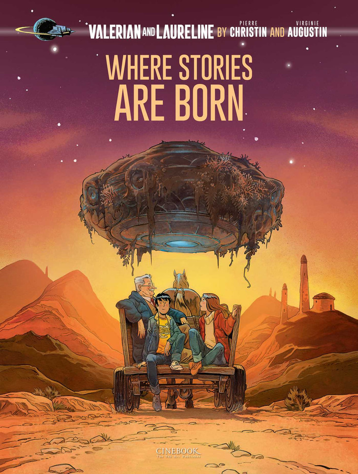 Where Stories Are Born (Valerian & Laureline) book cover by Pierre Christin