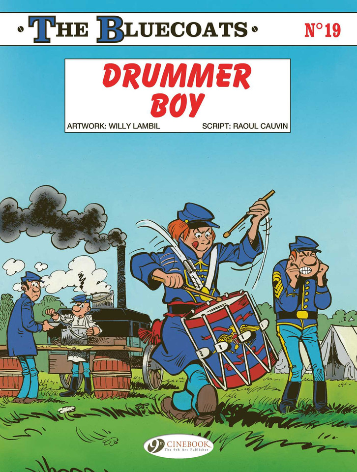 Drummer Boy (The Bluecoats) book cover by Raoul Cauvin