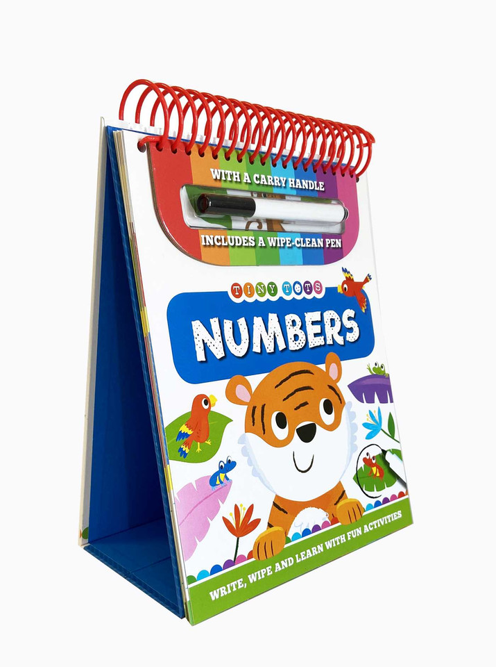 Tiny Tots Numbers: Wipe Clean Book with Carry Handle and Easel book cover by IglooBooks