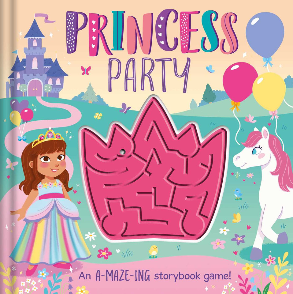 Princess Party: An a-MAZE-ing Storybook Game book cover by IglooBooks