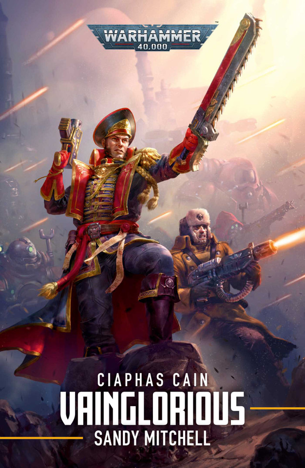 Vainglorious (Warhammer 40,000) book cover by Sandy Mitchell