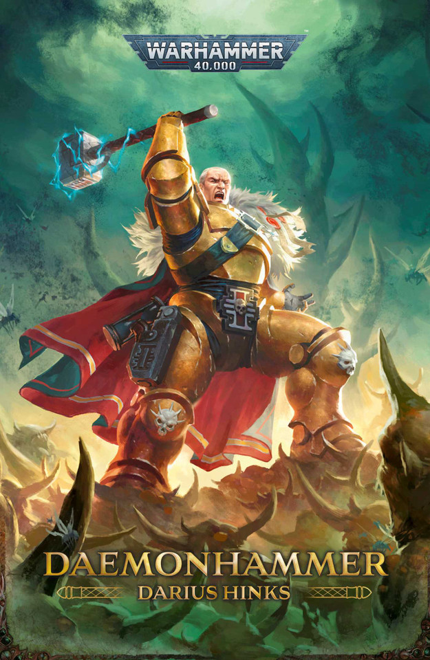 Daemonhammer (Warhammer 40,000) book cover by Darius Hinks