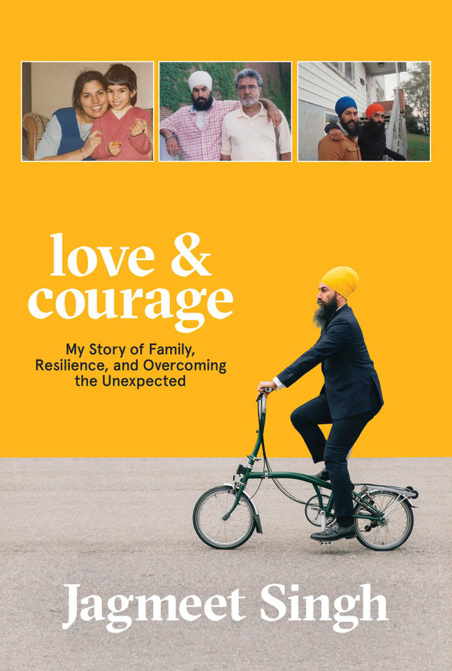 Love & Courage: My Story of Family, Resilience, and Overcoming the Unexpected book cover by Jagmeet Singh