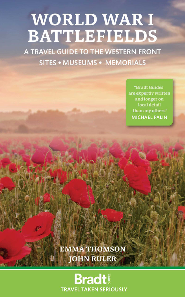 World War I Battlefields: A Travel Guide to the Western Front: Sites, Museums, Memorials book cover by Emma Thomson, John Ruler