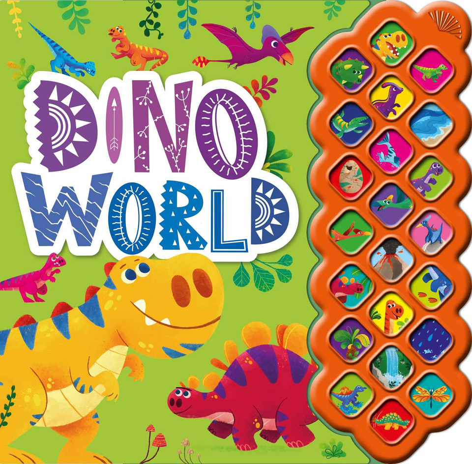 Dino World: with 22 Shiny Sound Buttons book cover by IglooBooks