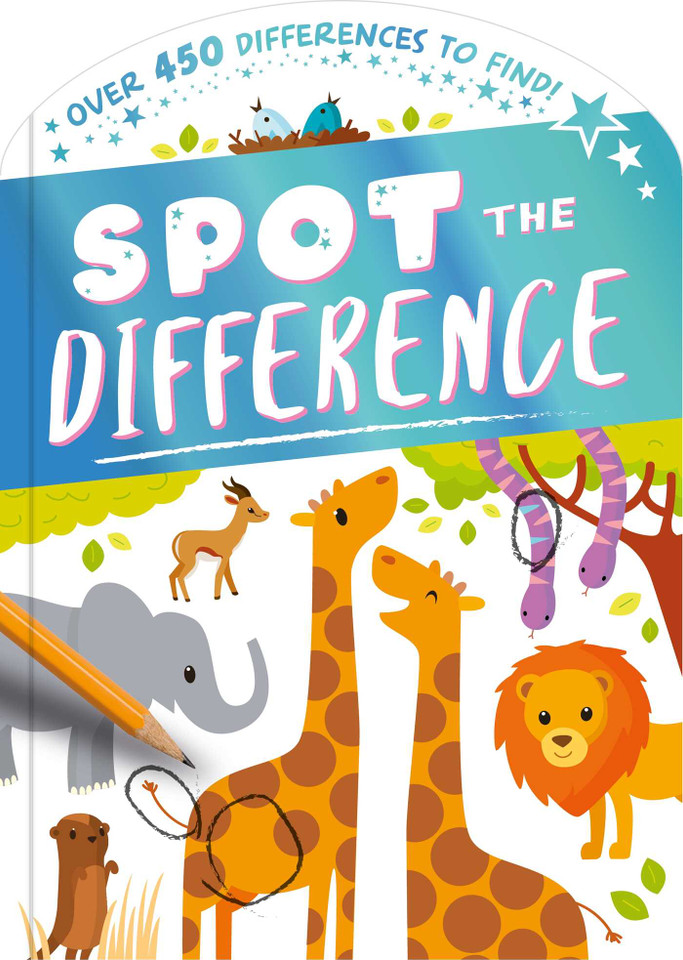 Spot the Difference: Over 450 Differences to Find! book cover by IglooBooks