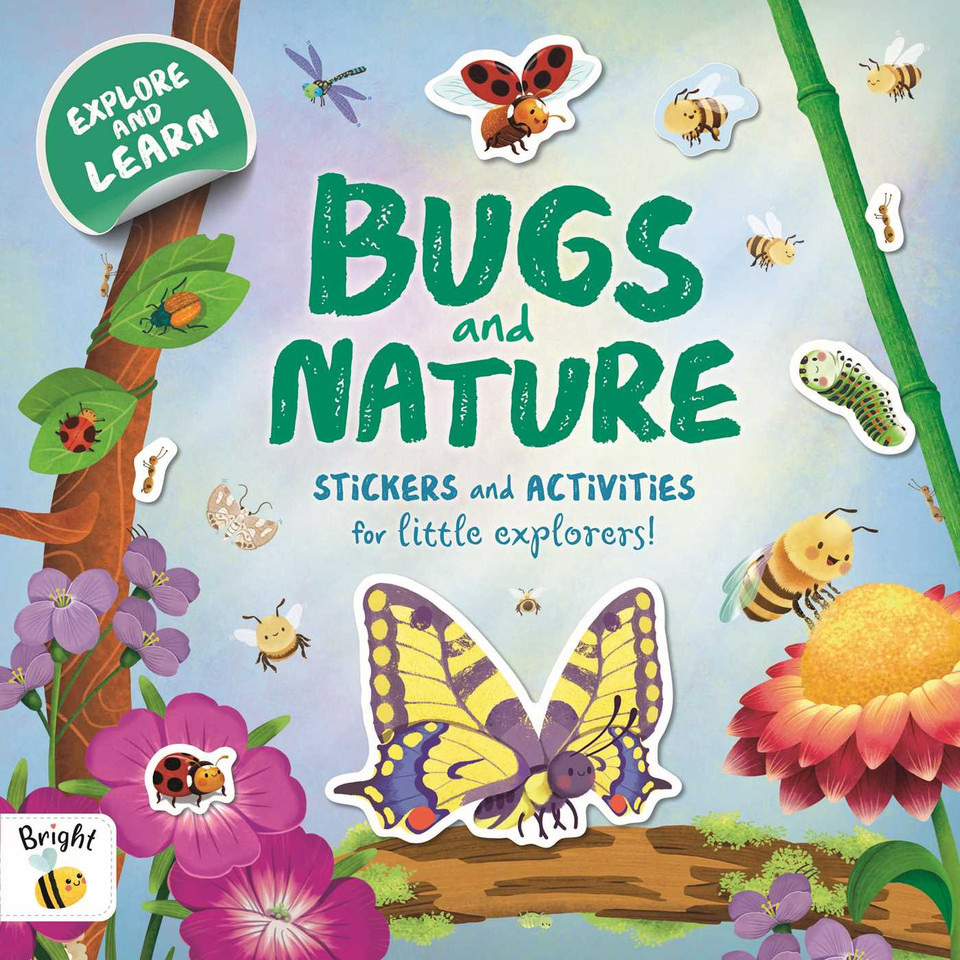 Bugs and Nature: A Sticker and Activity Book for Curious Little Explorers book cover by IglooBooks, Willow Green