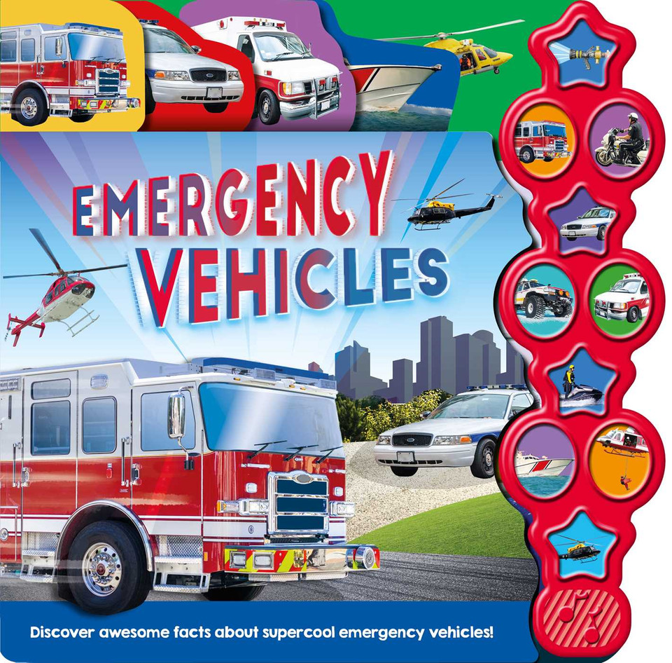 Emergency Vehicles: Interactive Children's Sound Book with 10 Buttons book cover by IglooBooks