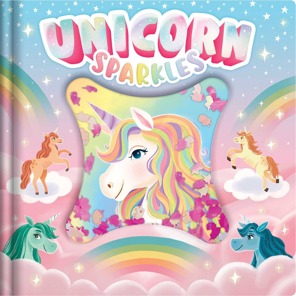 Unicorn Sparkles: An Adorable Friendship Story with Eye-Catching Glitter Pouch book cover by IglooBooks, Daisy  Edwards