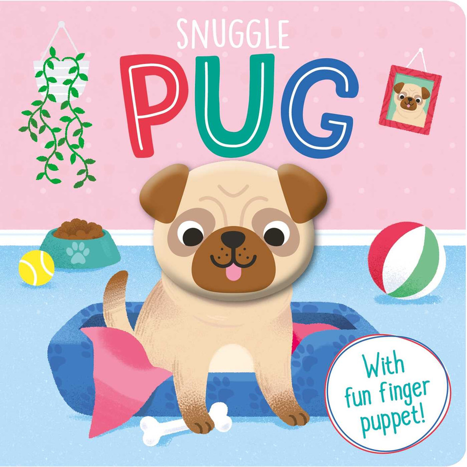 Snuggle Pug: Finger Puppet Board Book book cover by IglooBooks