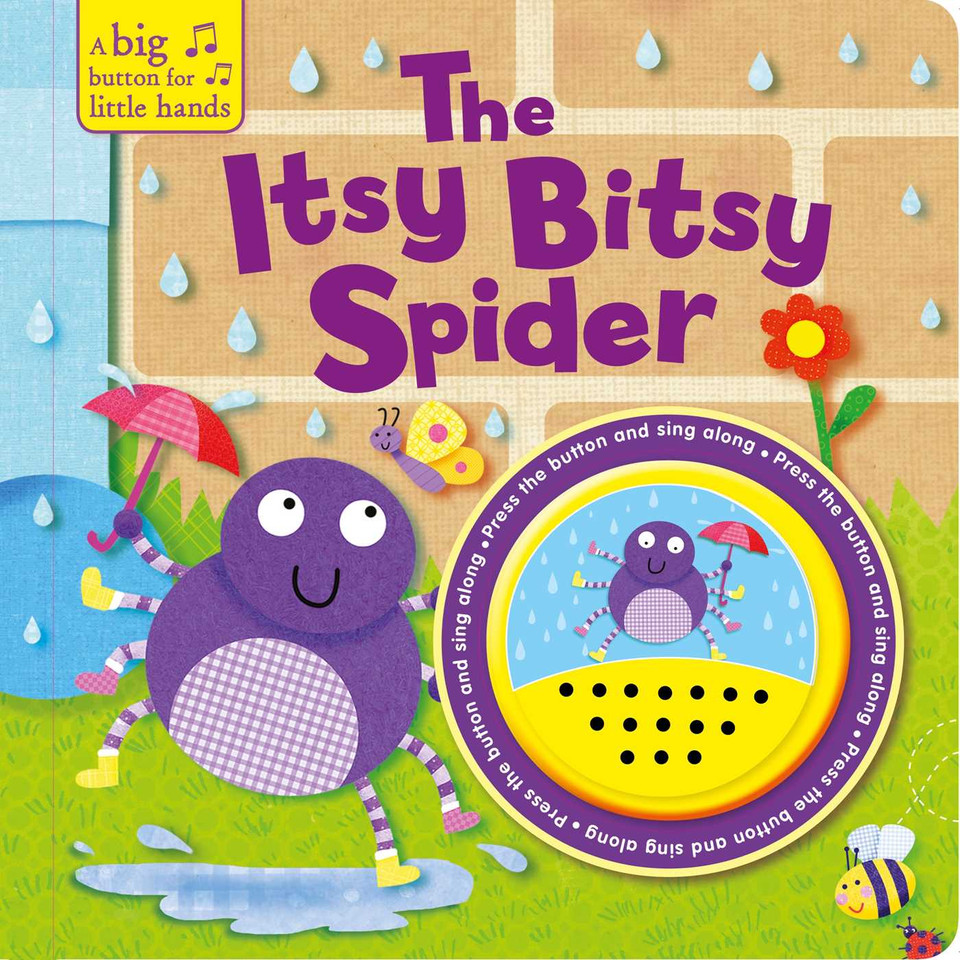 The Itsy Bitsy Spider: Big Button Sound Book (A Big Button for Little Hands Sound Book) book cover by IglooBooks