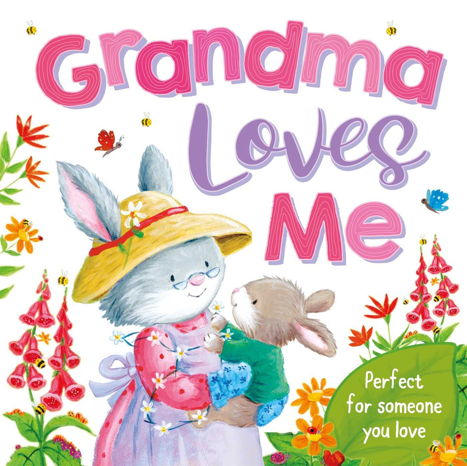 Grandma Loves Me: Padded Board Book book cover by IglooBooks