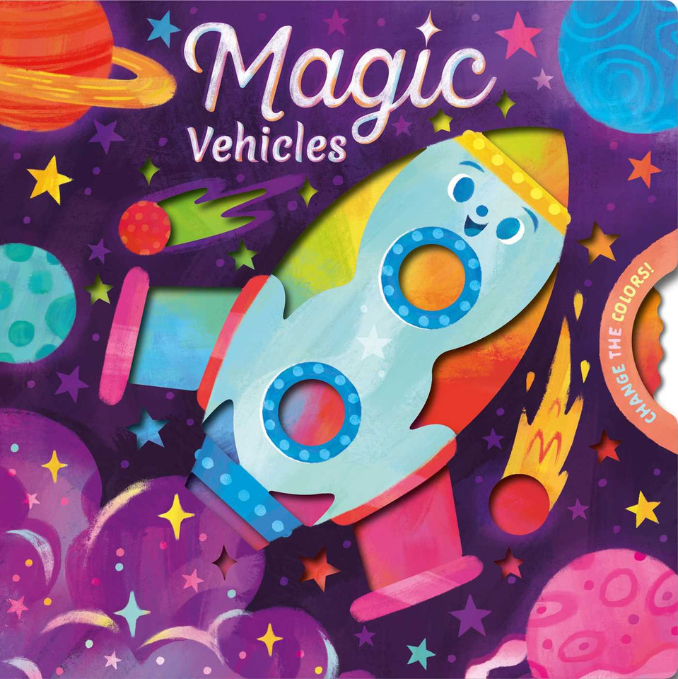 Magic Vehicles: Spin the Wheel to Change the Colors! book cover by IglooBooks