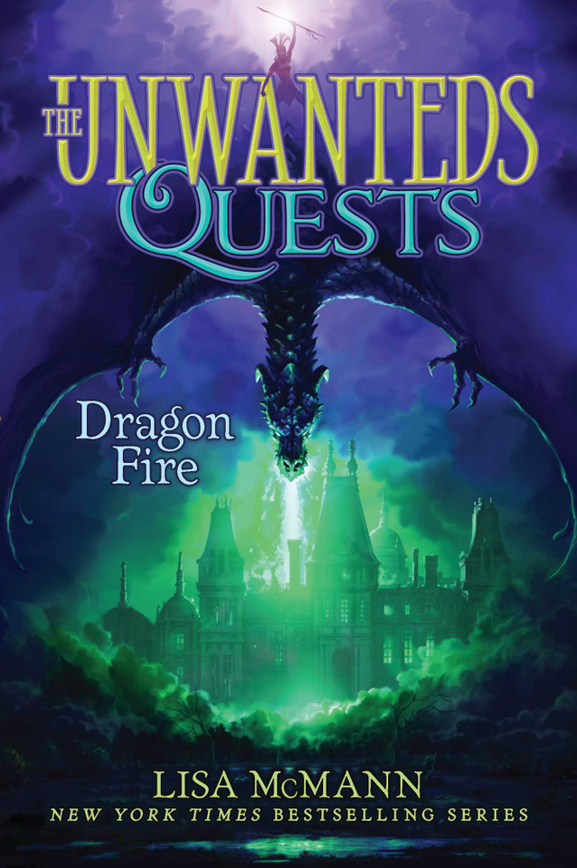 Dragon Fire (The Unwanteds Quests) book cover by Lisa McMann