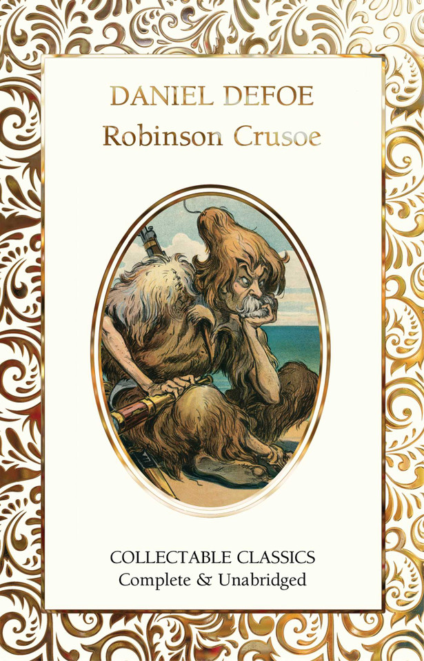Robinson Crusoe (Flame Tree Collectable Classics) book cover by Daniel Defoe