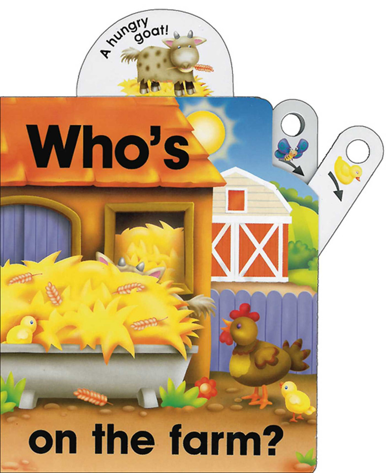 Pull the Lever: Who's On the Farm?: A Lively Illustrated Interactive Pull-the-Lever Board Book for Young Children book cover by Nicola Baxter