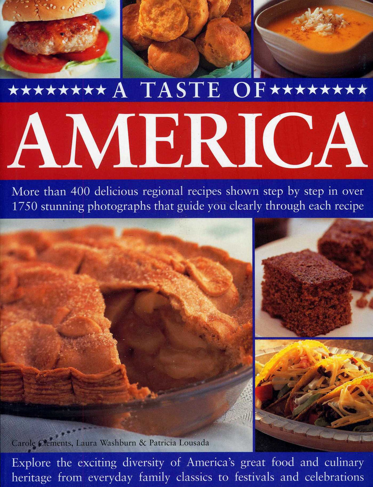 A Taste of America book cover by Carole Clements, Laura Washburn, Patricia Lousada