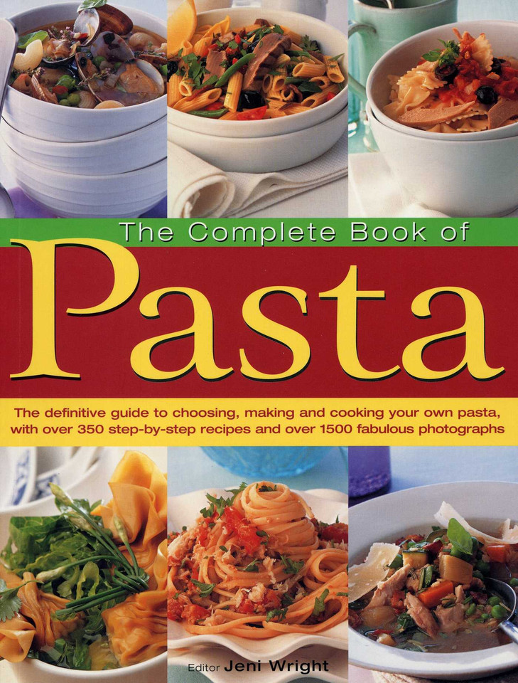 The Complete Book of Pasta book cover by Jeni Wright