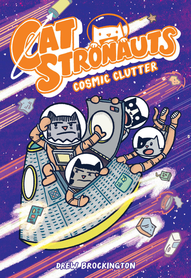 CatStronauts: Cosmic Clutter (CatStronauts #7) book cover by Drew Brockington