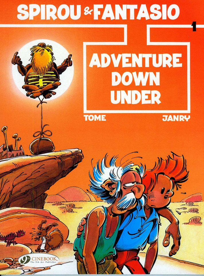 Adventure Down Under (Spirou) book cover by Tome
