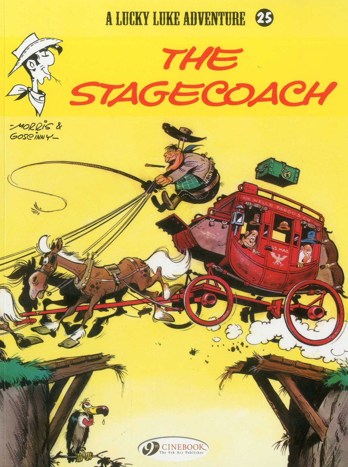 The Stagecoach (Lucky Luke) book cover by R. Goscinny