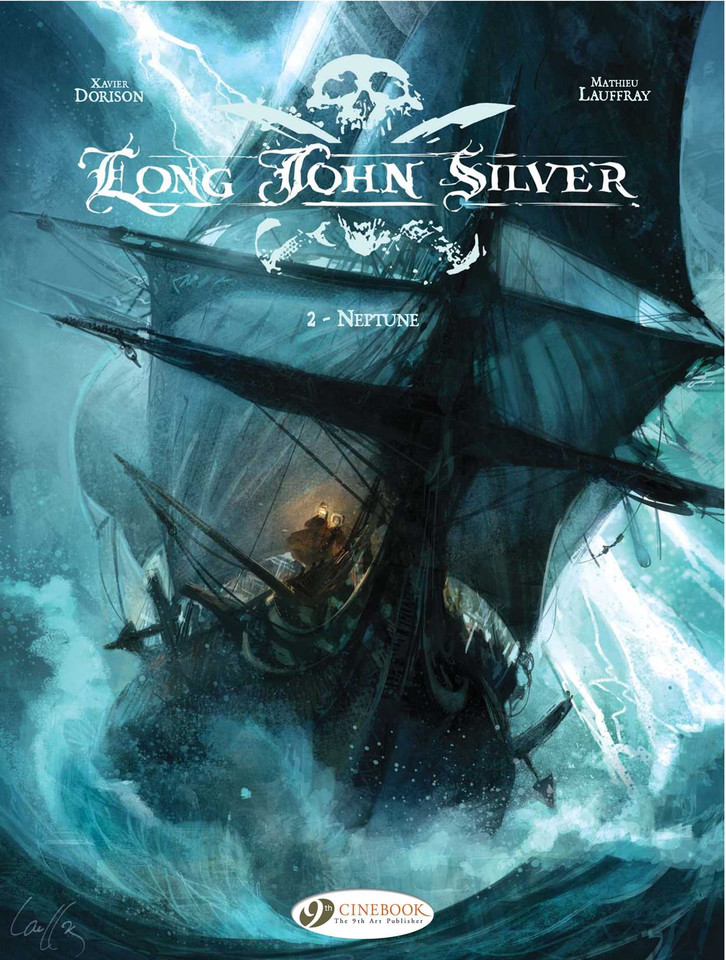 Neptune (Long John Silver) book cover by Xavier Dorison