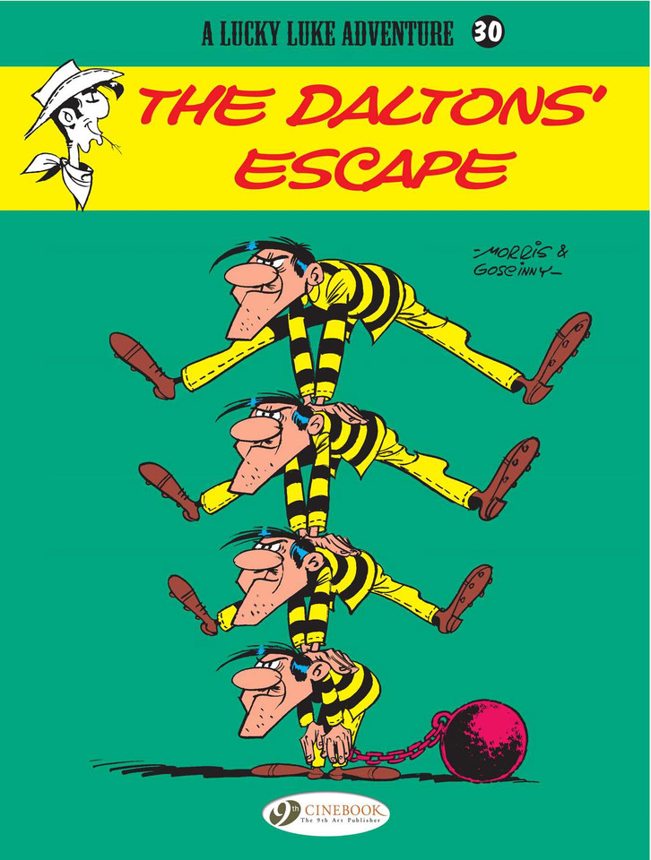 Daltons' Escape (Lucky Luke) book cover by Rene Goscinny