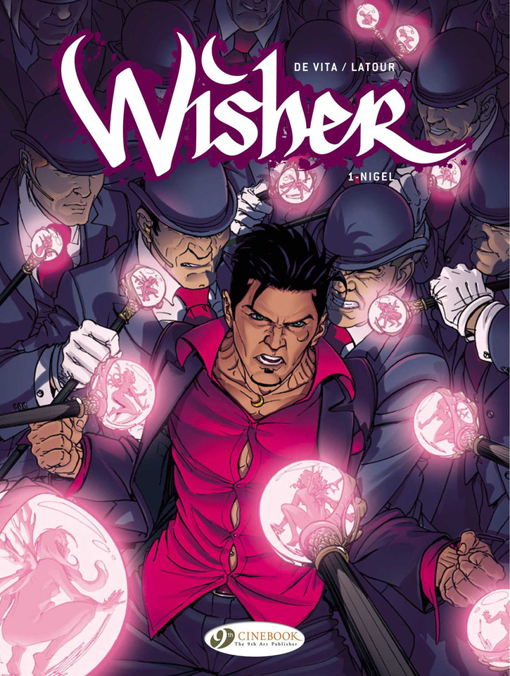 Nigel (Wisher) book cover by Sébastien Latour