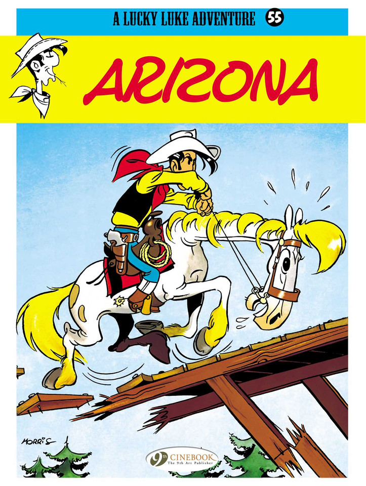 Arizona (Lucky Luke) book cover by Morris