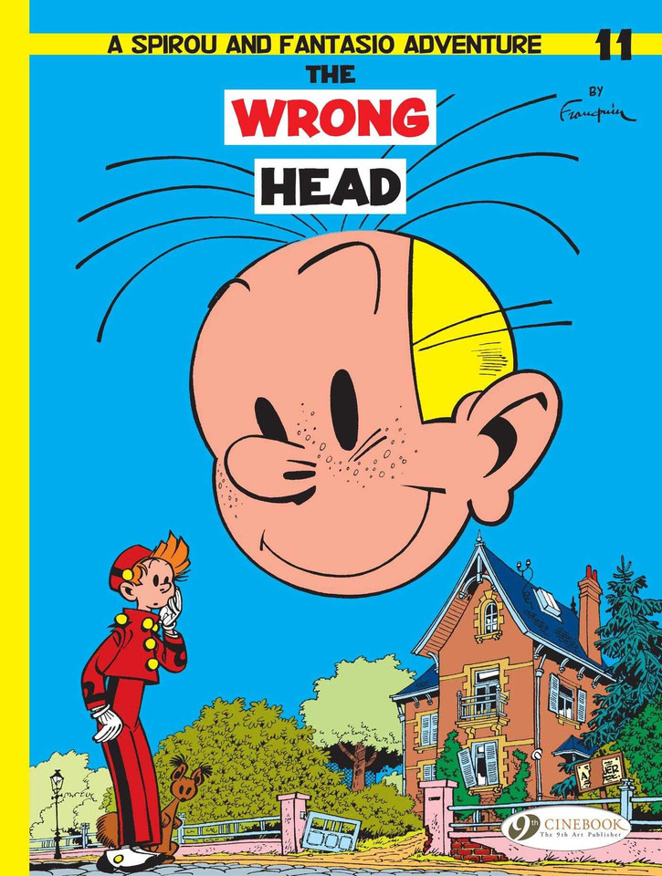 The Wrong Head (Spirou & Fantasio) book cover by André Franquin