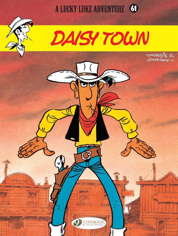 Daisy Town (Lucky Luke) book cover by René Goscinny