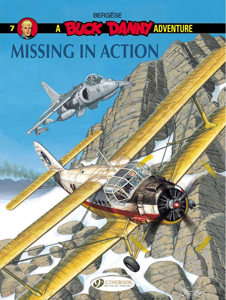 Missing in Action (Buck Danny) book cover by Francis Bergèse