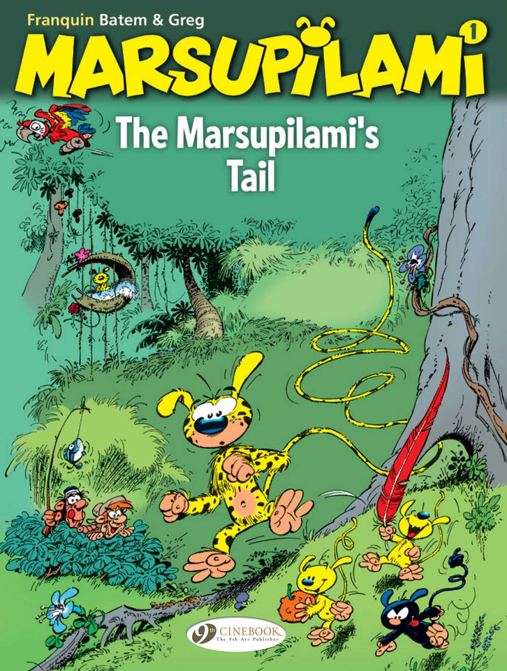 The Marsupilami's Tail (Marsupilami) book cover by Franquin