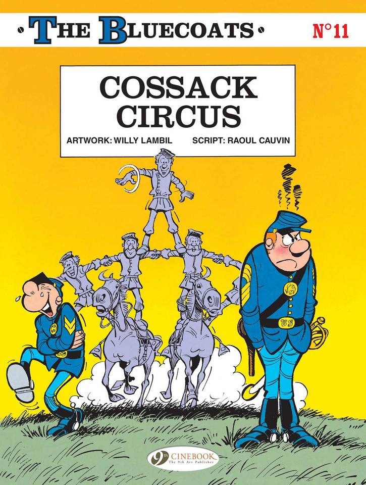Cossack Circus (The Bluecoats) book cover by Raoul Cauvin