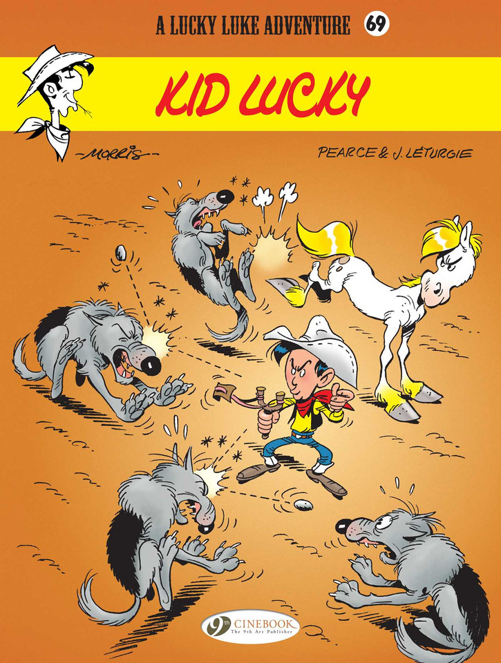 Kid Lucky (Lucky Luke) book cover by Jean Leturgie